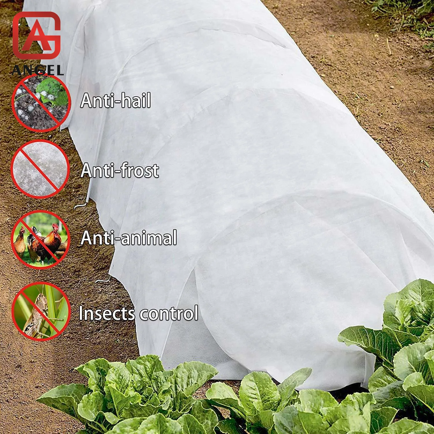 Non-woven Fabric Cloth Winter Cover Care Antifreeze Frost Flower And Grass Protection Cover