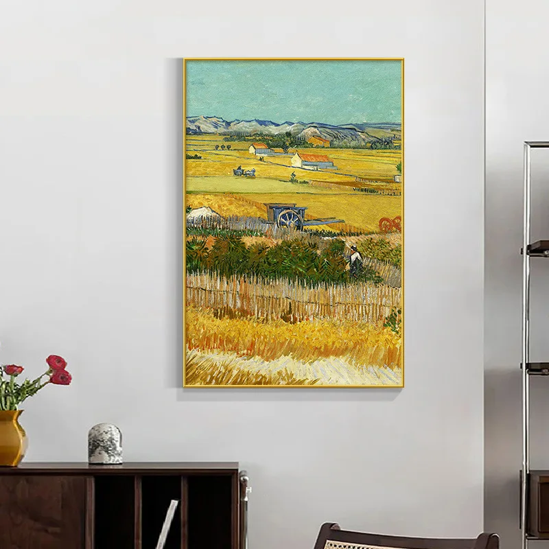 30/40/50/60/70cm Modern Home Goods Wall Art Van Gogh Reproducation Canvas Sunflower Oil Painting for Gallery