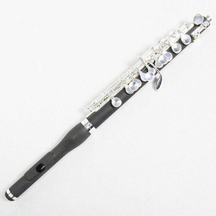Chinese flute handmade piccolo c tone silver plated piccolo flute