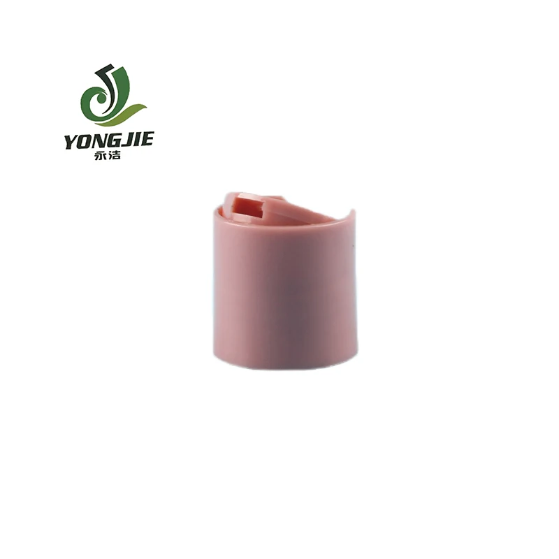 24/410 Colorful disc top cap Plastic press cap disc lid Customized disc top cap