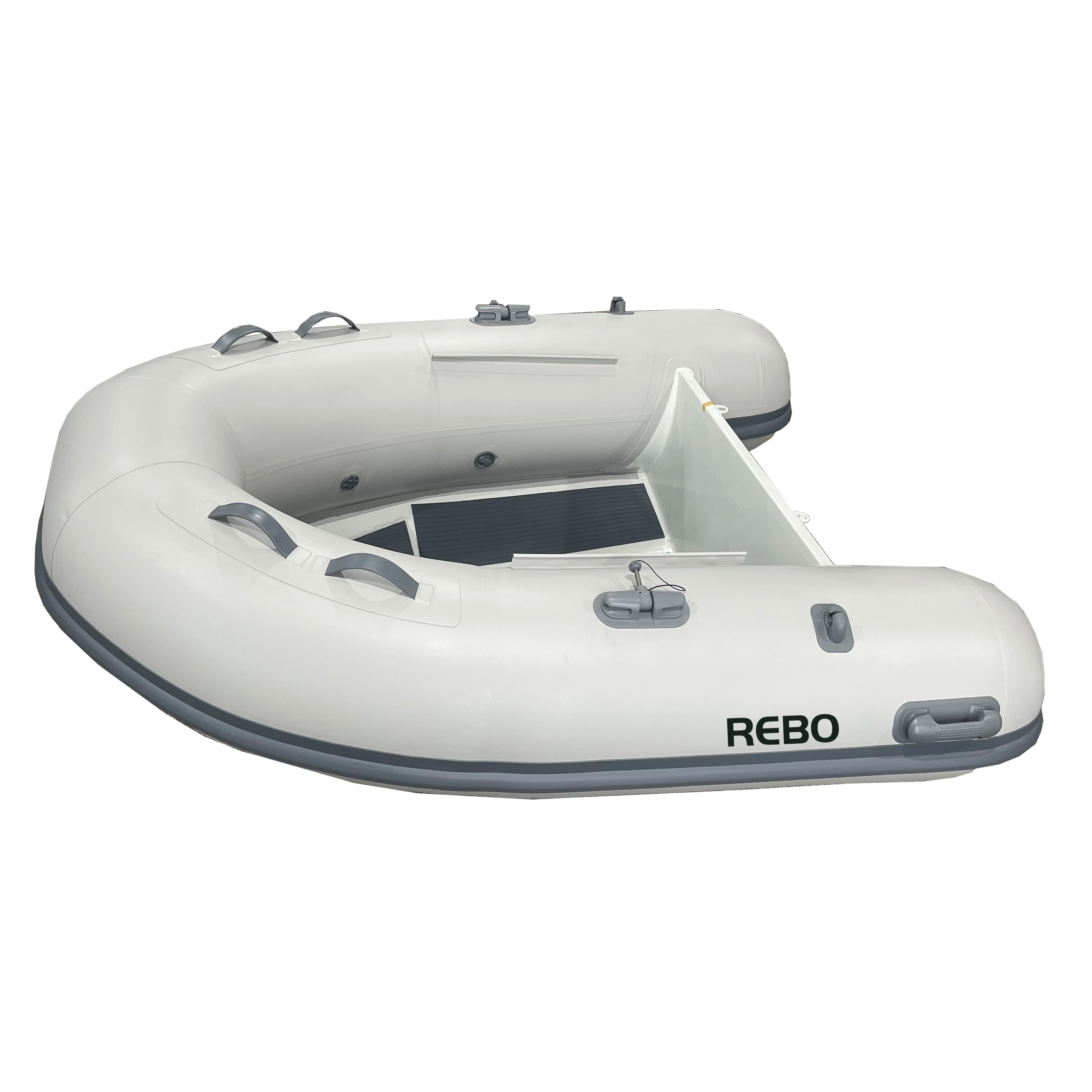 Single Hull Cheap New Model Aluminum RIB 240 Hypalon PVC Inflatable Boat For Sale