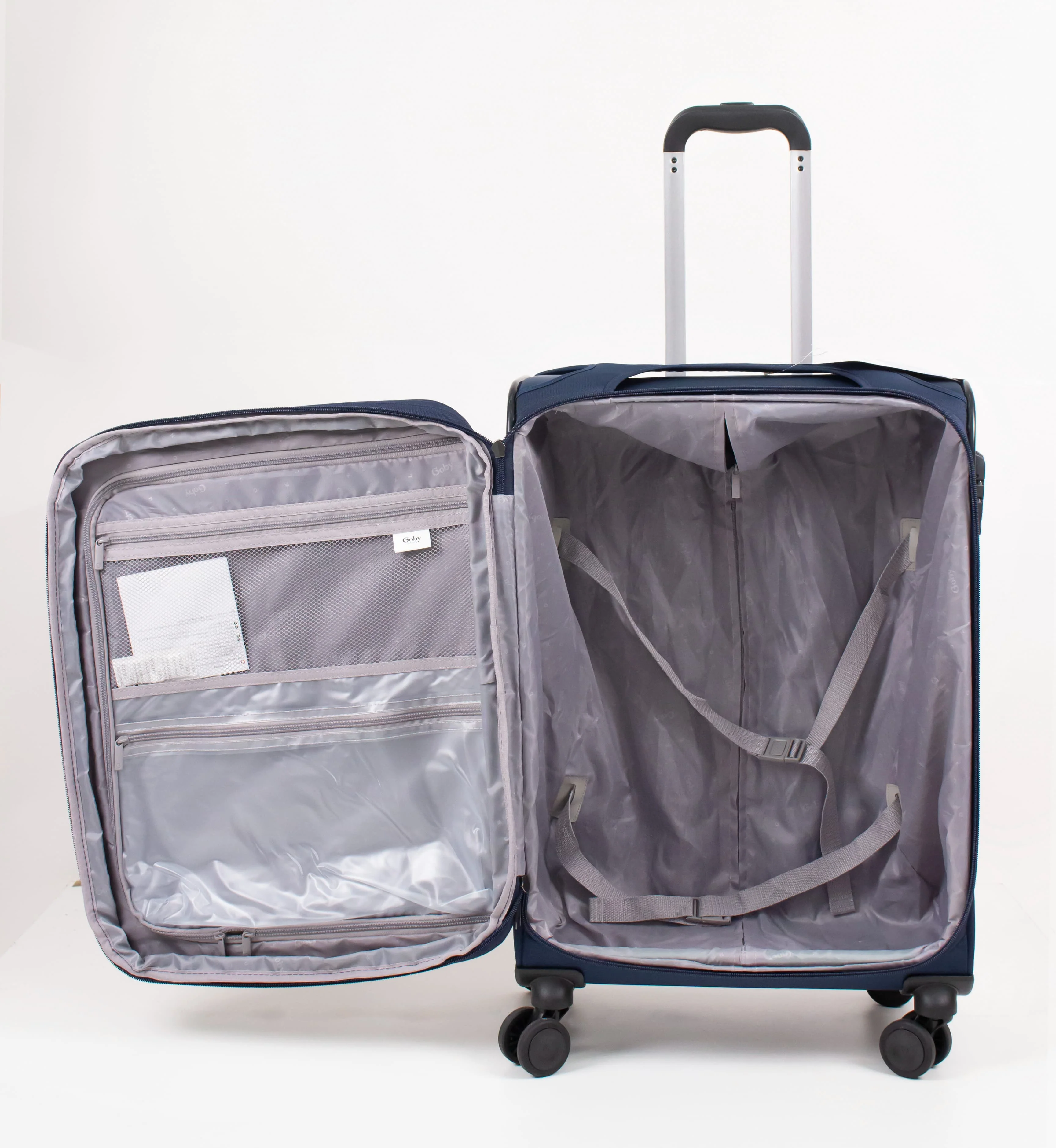 Trolley Luggage Cost-effective 3 Sizes Soft Oxford Fabric Luggage Set Business Travel Suitcase