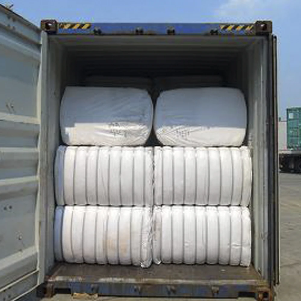 
pp staple fiber green color Non-Woven Fabric 