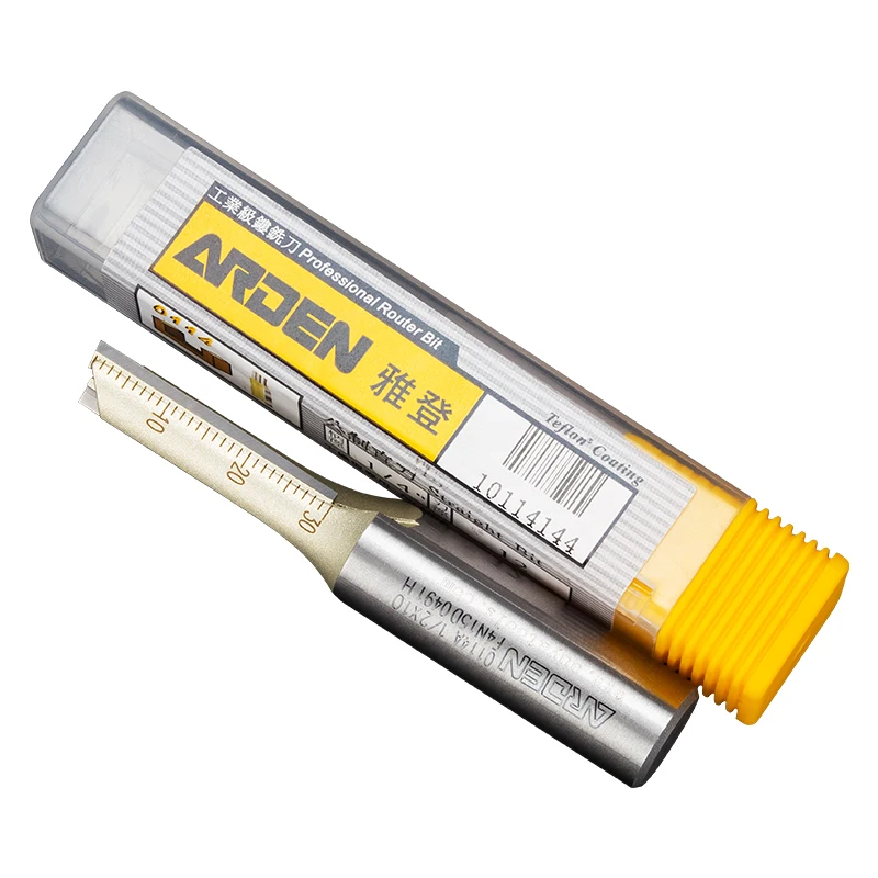 Arden 6.35mm straight cutter with making 1/4 double flutes wood slotting bits cnc woodworking router bit 311150101