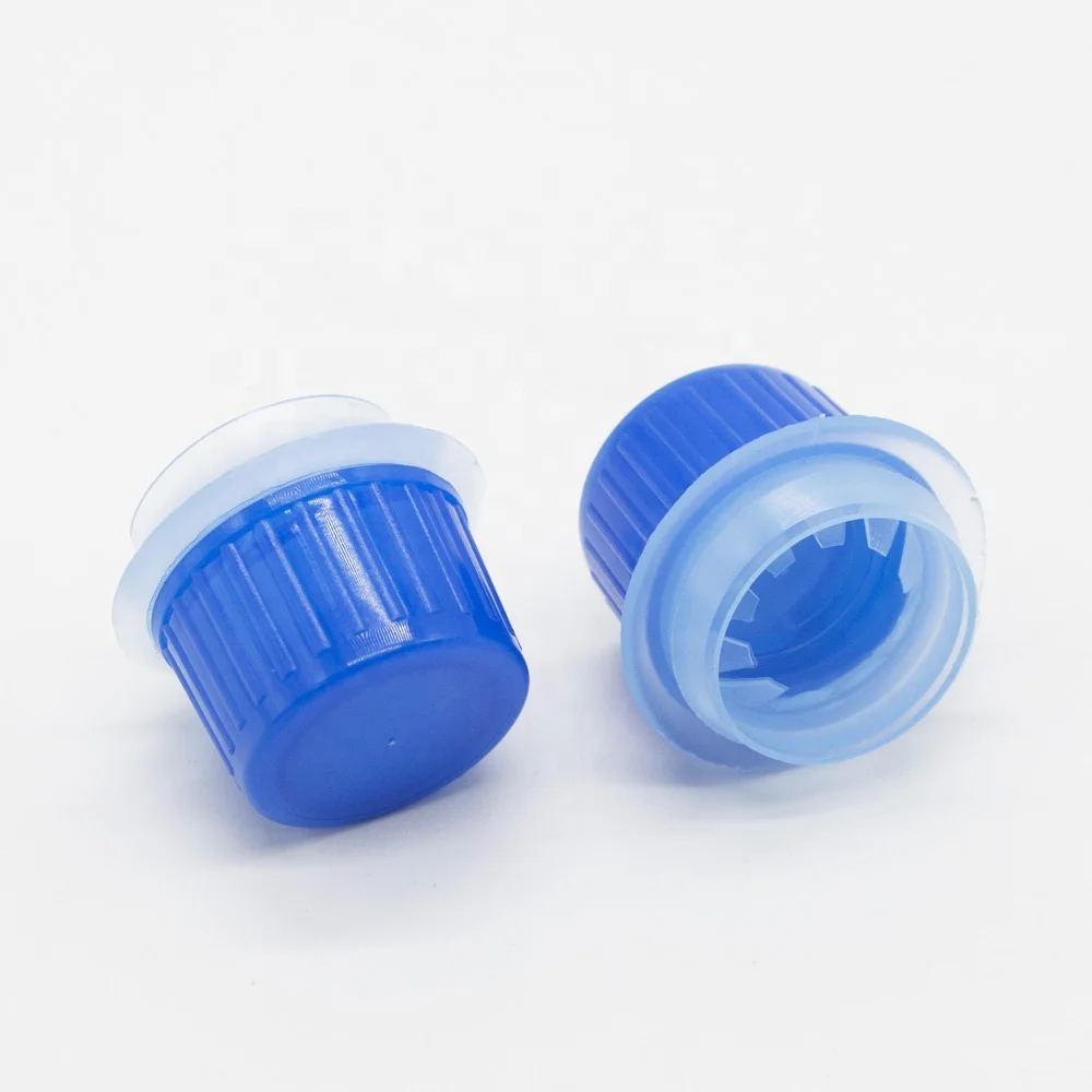 Custom 24mm plastic closures screw caps for chemical grade oil tin cans
