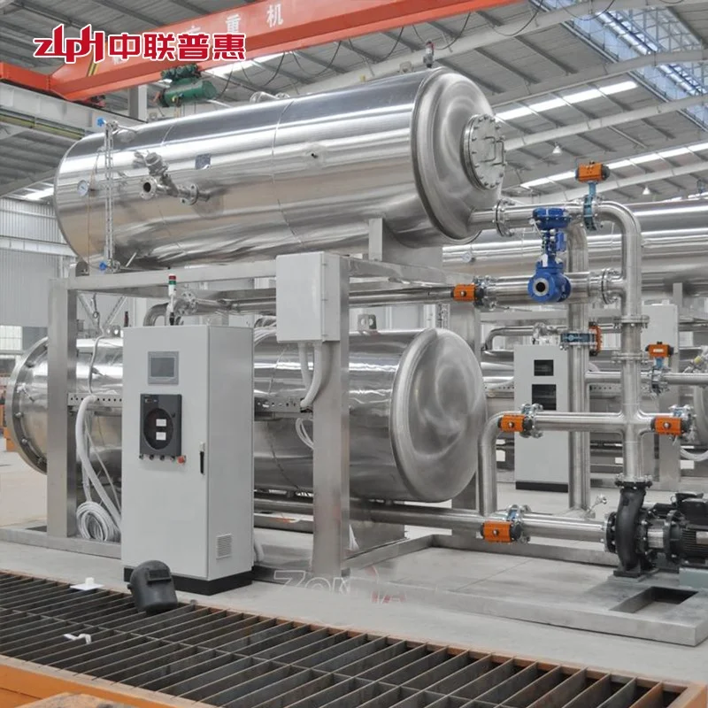 Water Immerse Sterilization  Retort Autoclave Pouches Pasteurizer Machine For Milk