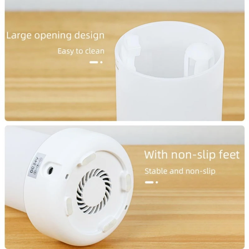 7 Colors LED Light Atomization Mist Humidifier Aroma Essential Oil Natural Stone Salt Diffuser