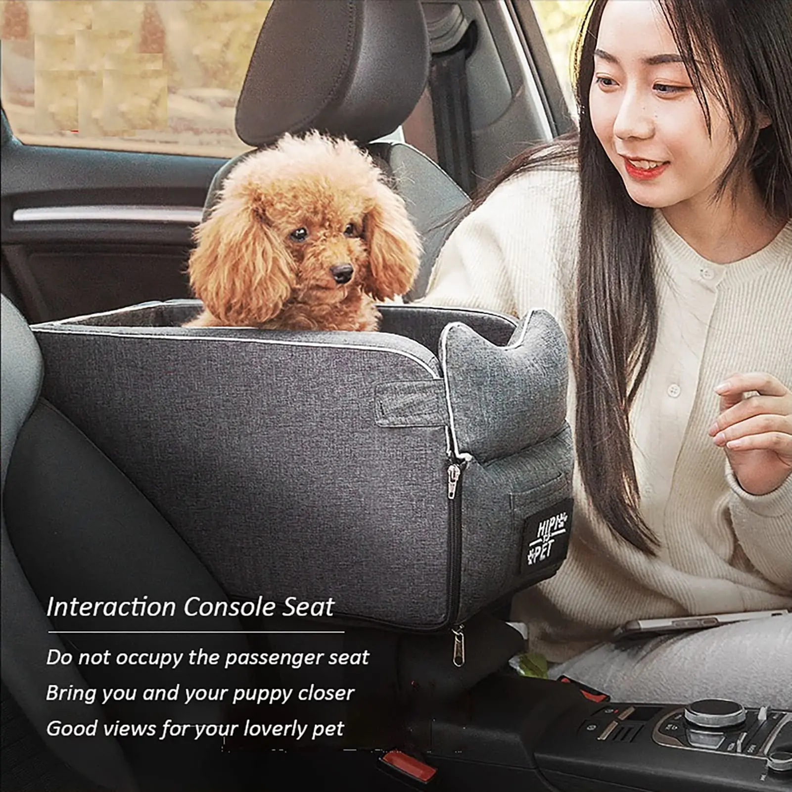 small pet carriers travel bag Pet charter car carrying pet safety seat center control bed