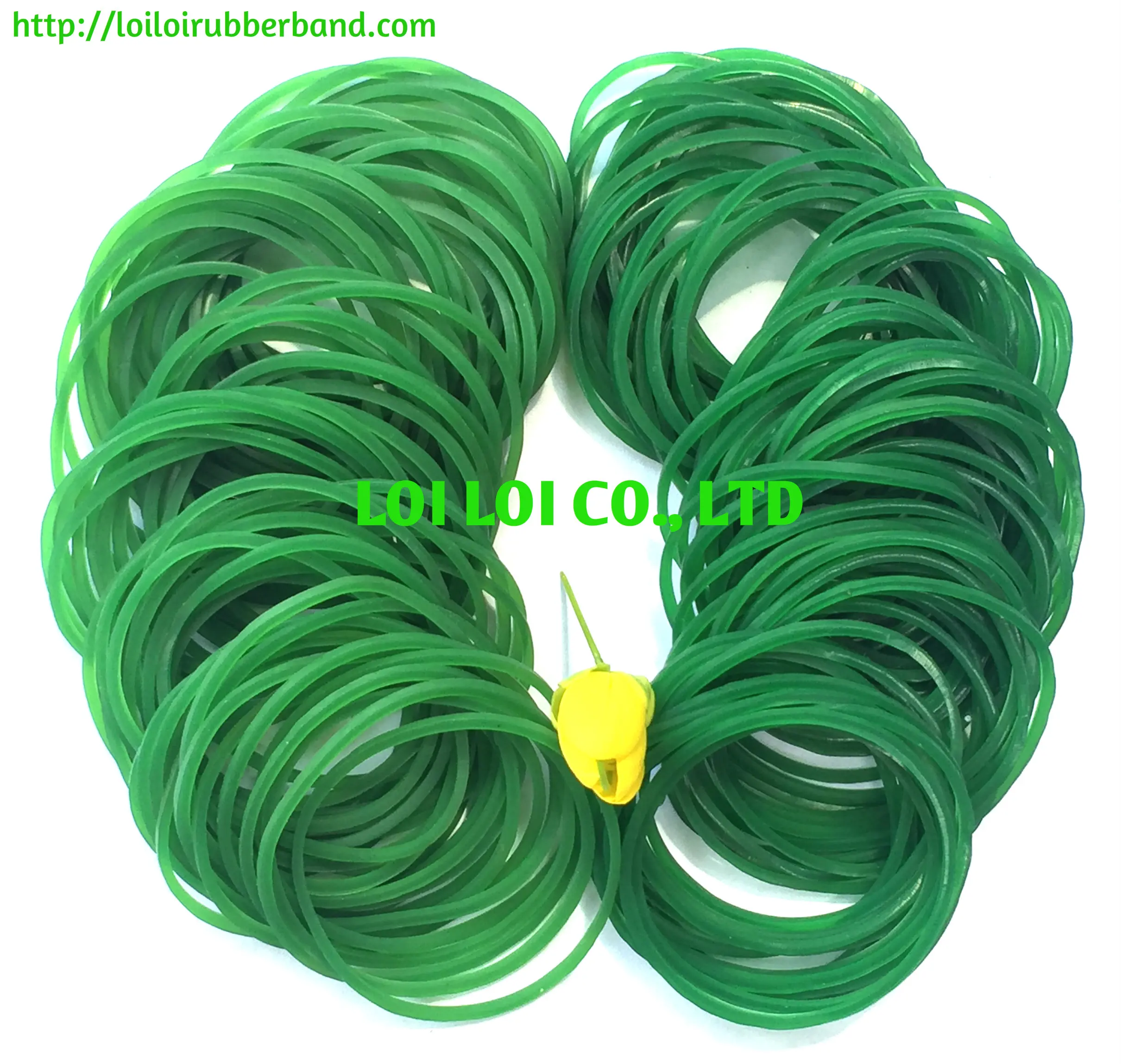 New Look Honey color Natural rubber band / Special Amber tone colour transparent rubber band Made in Vietnam Any size wide