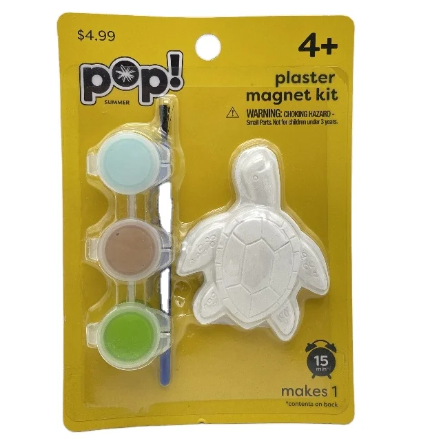 Kids DIY Mini Gypsum Painting Kit Art and Craft Drawing Toys Set Made of Paperboard