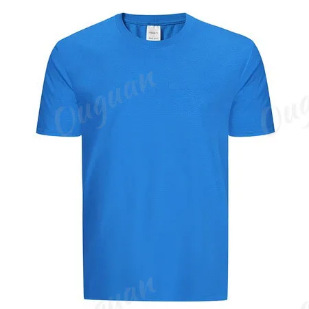 Promotion Gift 60/40 Fitted 60 Cotton 40 Polyester Blank T Shirt, Custom Printing Round Neck 60% Cotton 40% Polyester T Shirt