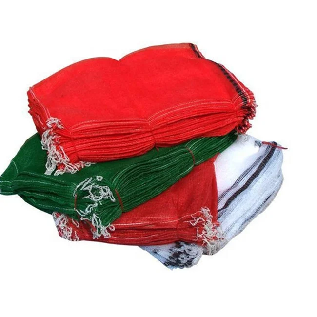 Plastic PE Raschel Mesh Net Potato Bags 50kg, HDPE Mesh Bag for Vegetable and Fruit