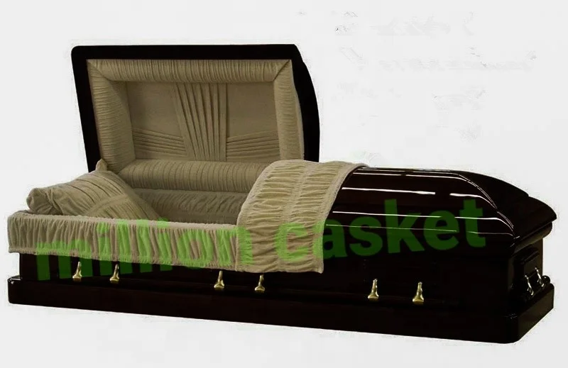 Solid mahogany casket price funeral adult casket