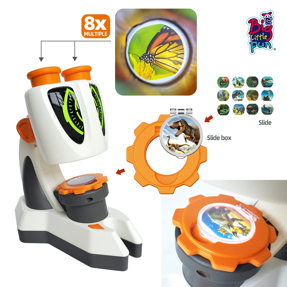 Hot Sale Portable Microscope Toy Zoom Science 1000x Digital Stem Kit Educational Scientific Toys For Kid Educational