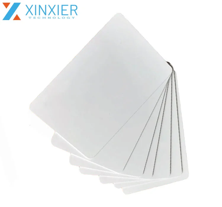 CR80 Size PVC Plastic White Writable Blank 125KHz T5577 rfid card