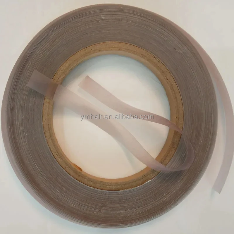 Skin/Black PU Glue Strip For Tape Hair Extension Making Thinner-PU-Fabrics For Making Tape Hair Extension