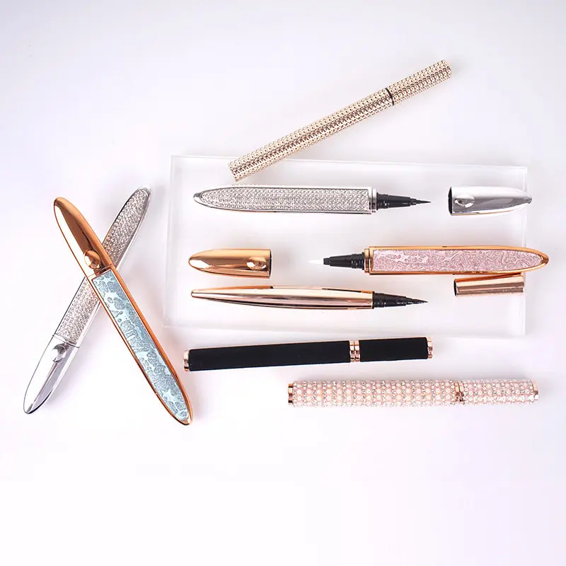custom logo vegan cruelty free adhesive lashes glue pen waterproof eyelash glue pencil eyeliner