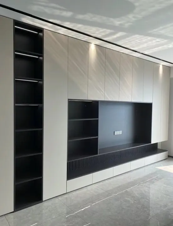 TV cabinet unit wall panel customized modern design for living room bedroom decoration tv cabinet wall