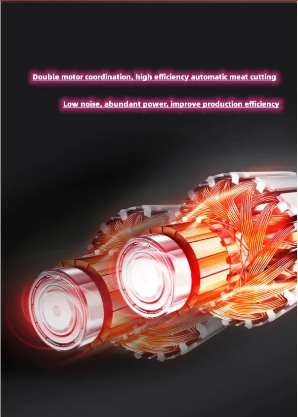 Low Price Of Manufacturer Automatic Dual motor multi-function Meat Slicer Meat Cutting Machine