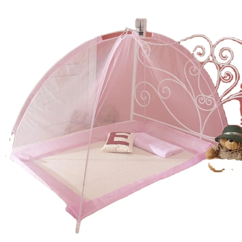 New products polyester safe folding baby cot mosquito net