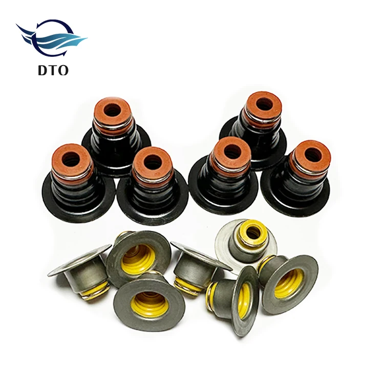 DTO Customized Motorcycle Parts Valve Stem Wear Resistant Valve OilSeal Valve Oil Seal Manufacturer