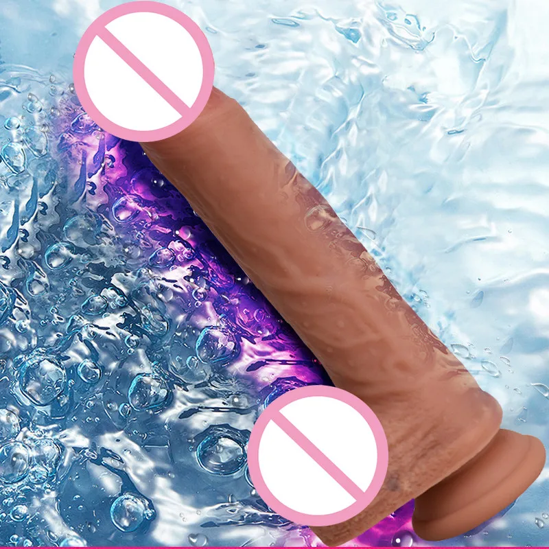 Online Shop Hot Sale Liquid Silicone Skin Dual Ring Genital Herpes Penis Dildo Penis