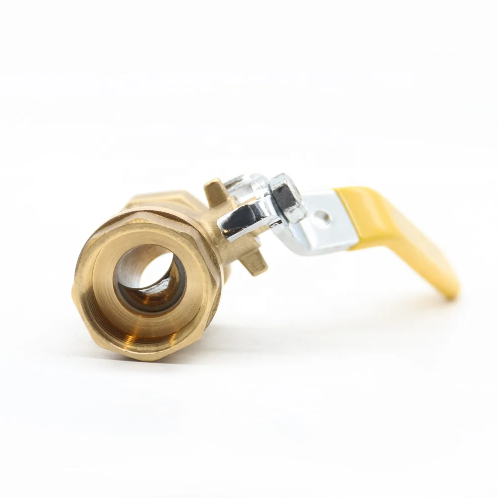 OUKE PN20 400WOG 1/2 - 2 inch Thread Bronze Color Painted CW617N Material forged Brass Gas Ball Valve