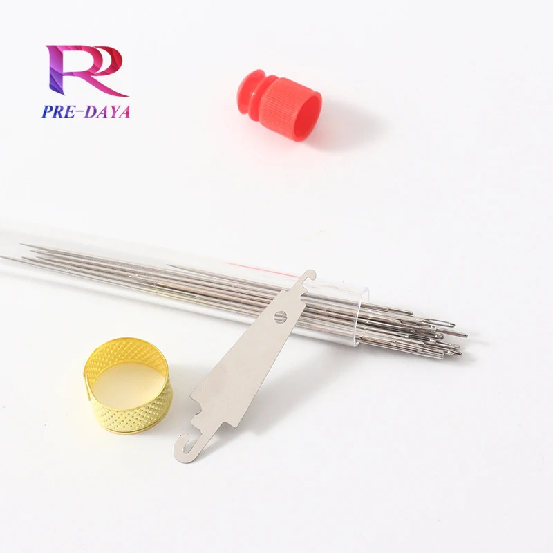 Stainless steel sewing needle large eye hand needle embroidery tip needle