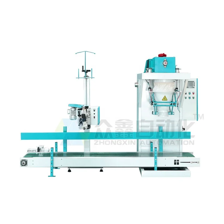 Semi Automatic 10kg-50kg Cement Flour Toner Silica Kaolin Powder Potato Starch Packing Machine
