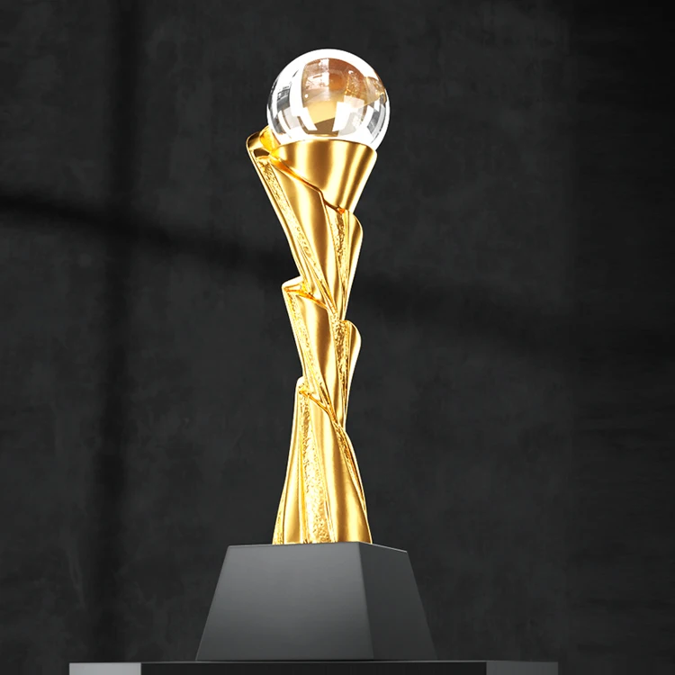 First Place custom resin trophies and awards hot selling crystal plastic trophy cup award trofeos design logo for your business