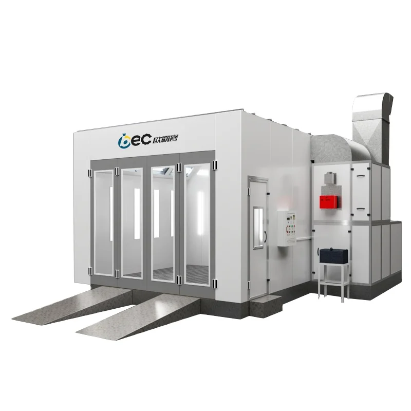 OBC water curtain spray booth automatic car repair paint booth cabine de peinture