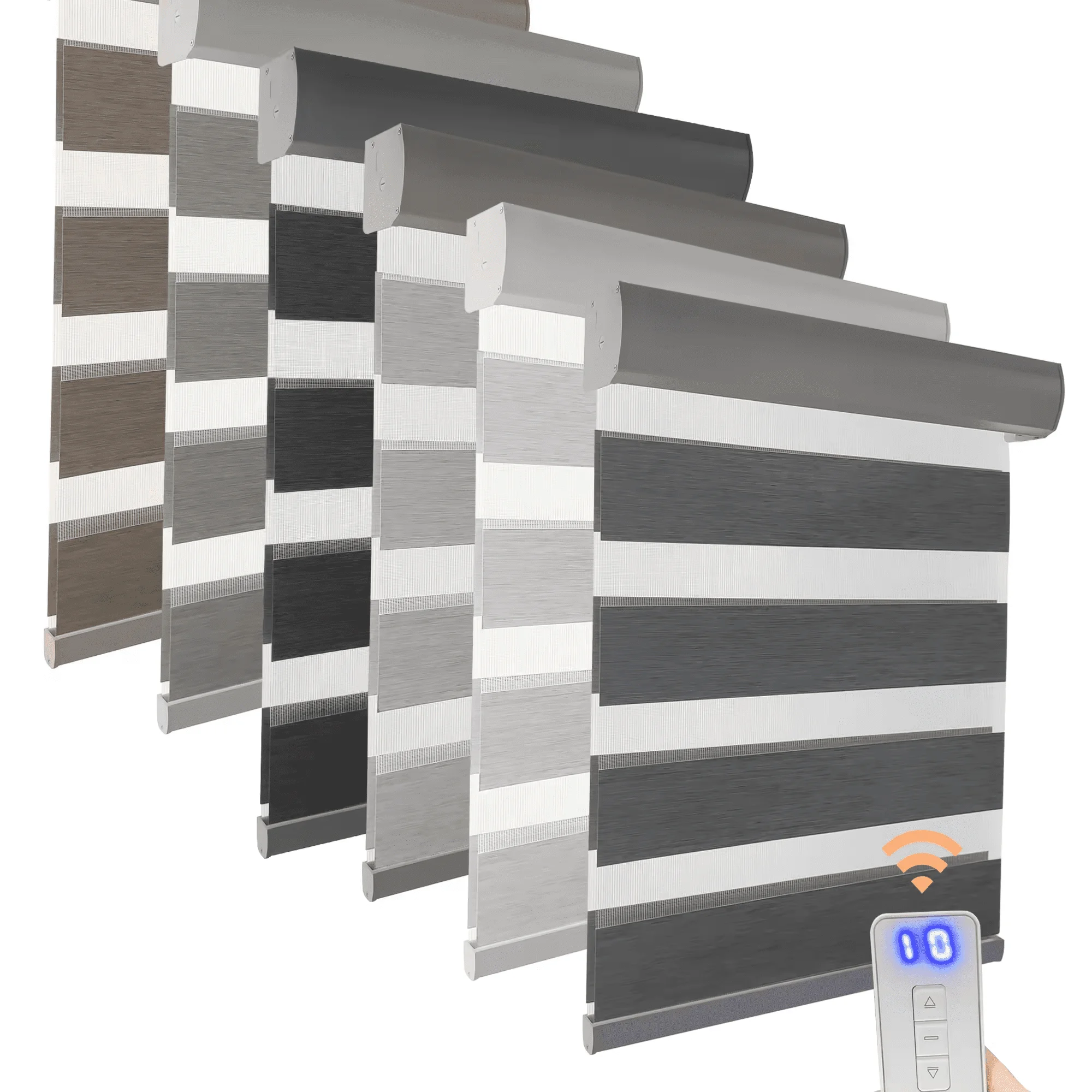 new customized size roller blinds zebra no strings automated window blinds window covering decoration