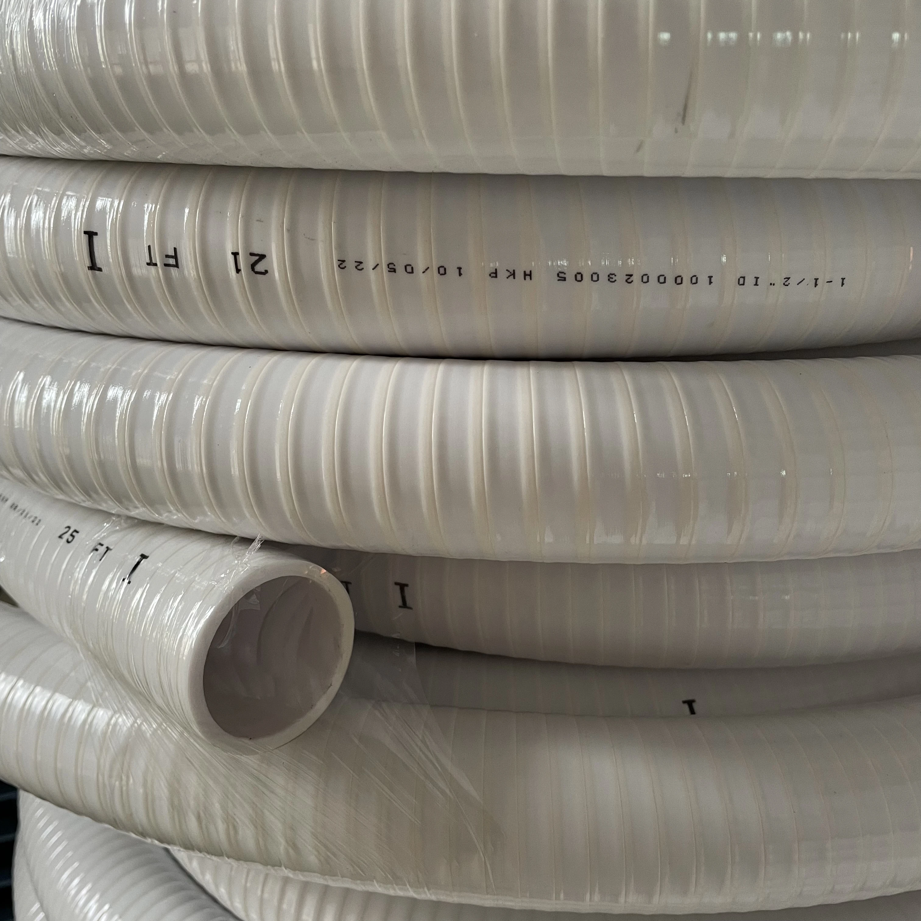 PVC spiral hose Non Metallic Liquid Tight Flexible Conduit suction hose water  PVC hose