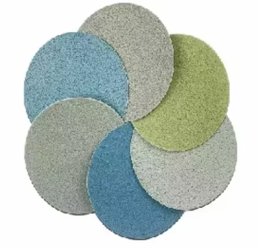 OEM Pyramid Sponge Sand 3inch round Abrasive Tools with  Aluminum Oxide Aluminium Materials for Grinding