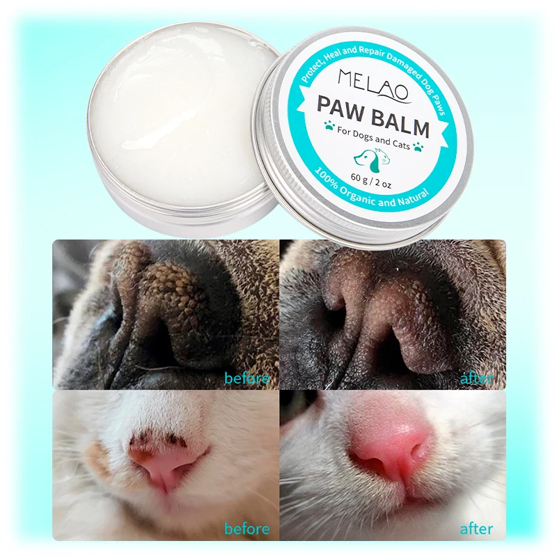 High Quality Private Label Pet Paw Nose Care Cream Natural Dog Cat Outdoor Cracked Best Choose Paw Balm