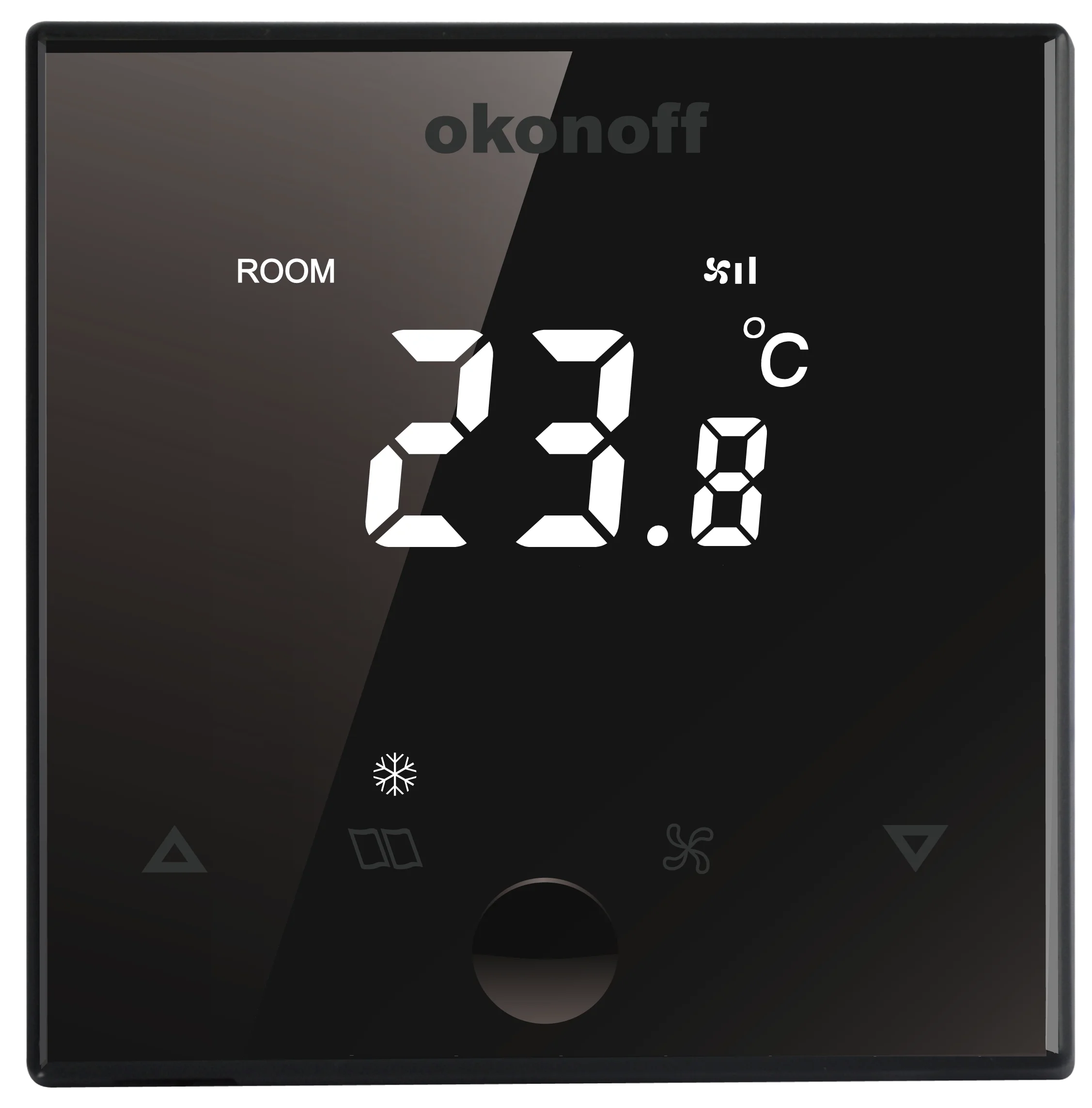 okonoff X7-T touch screen 2 pipe air conditioning fan coil fcu  cold room thermostat