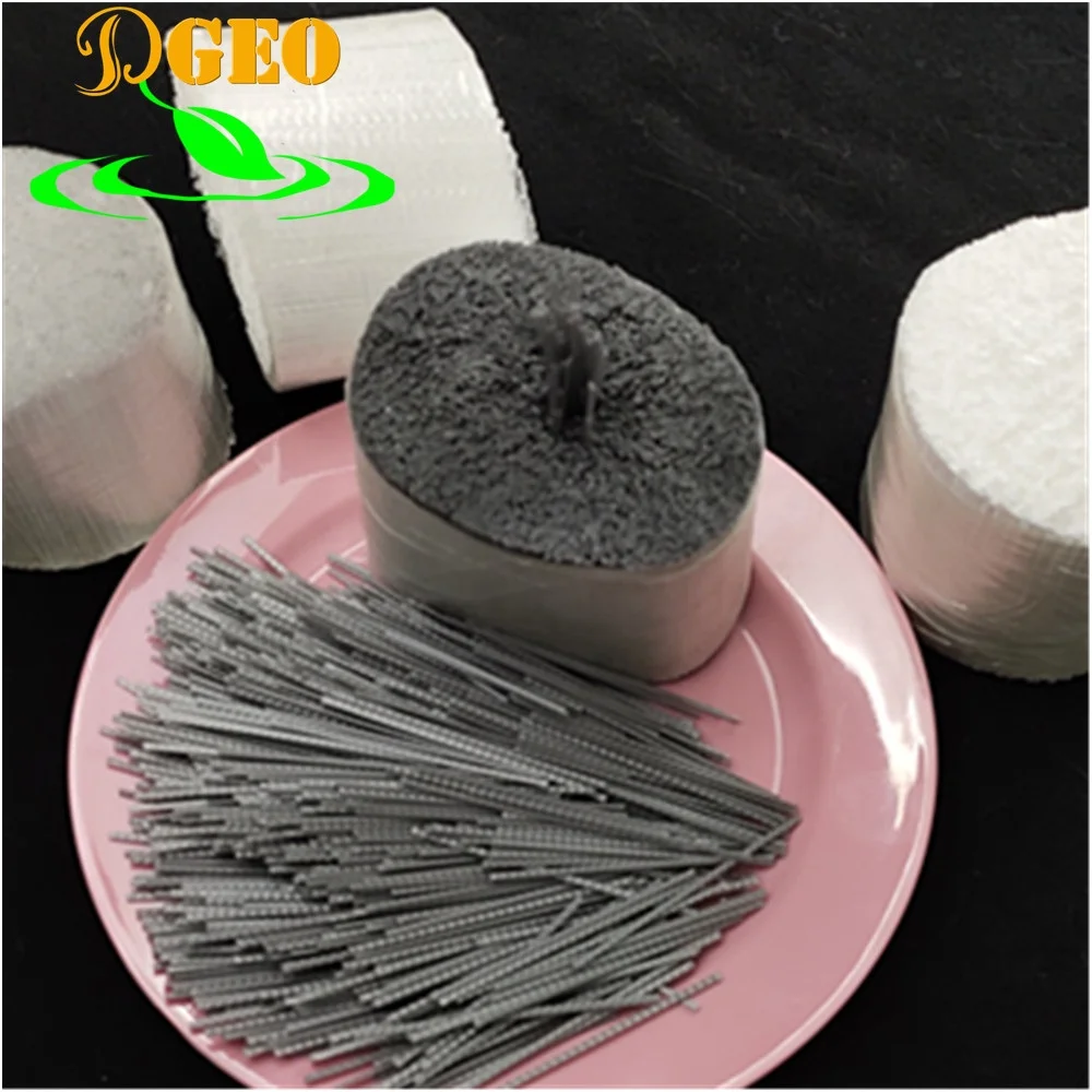 PP straight fiber concrete shotcrete project reinforcement additive