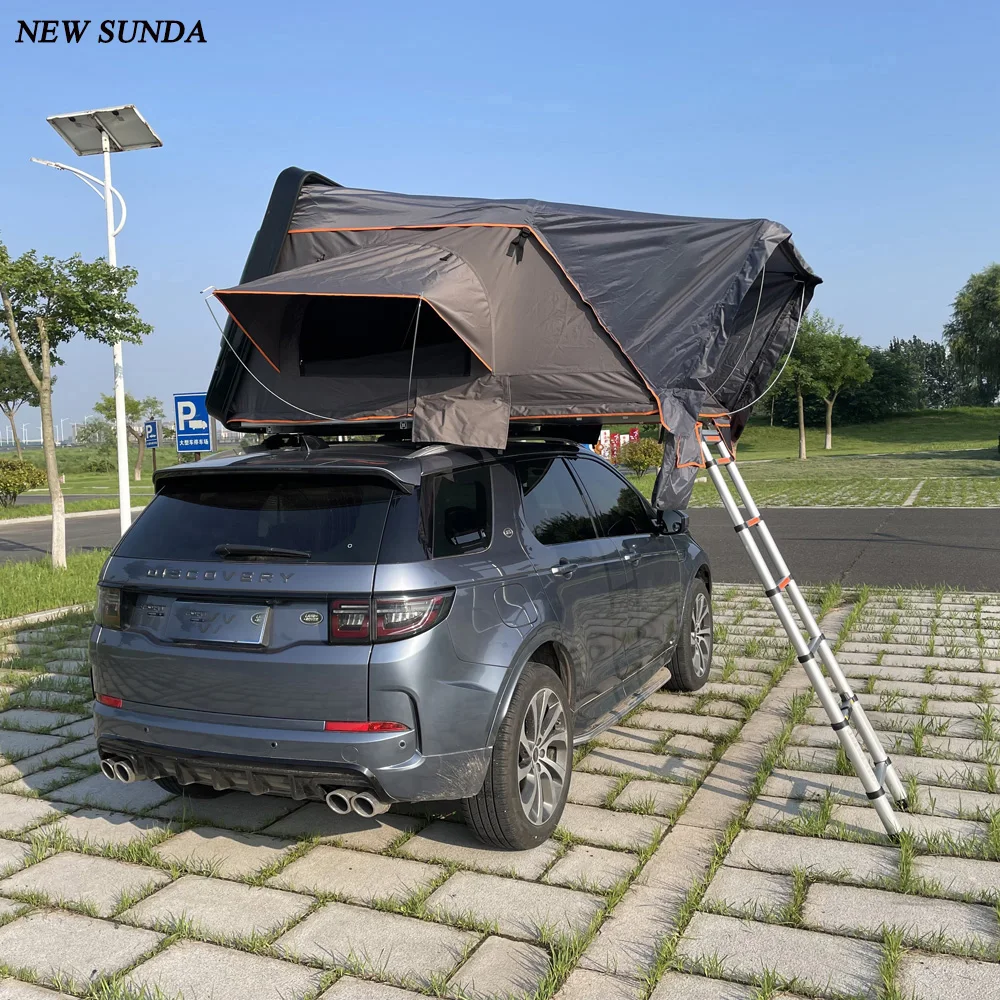 GeerTop Full ABS Diagonal Style Shell Hard Shell Rooftop Tent  for Suv Car Vehicles