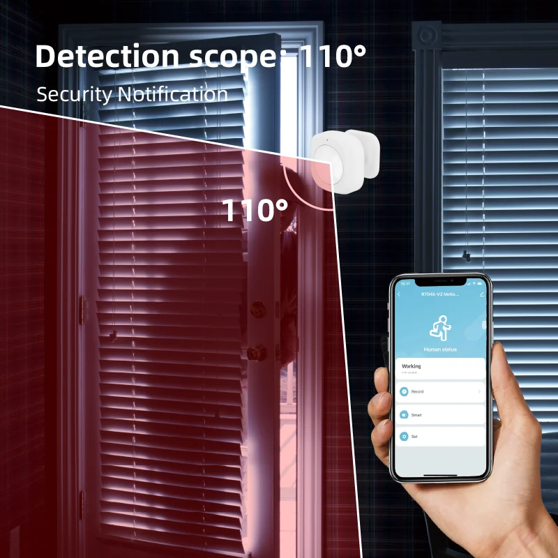 Zigbee smart motion detector smart home security system OEM/ODM PIR sensor