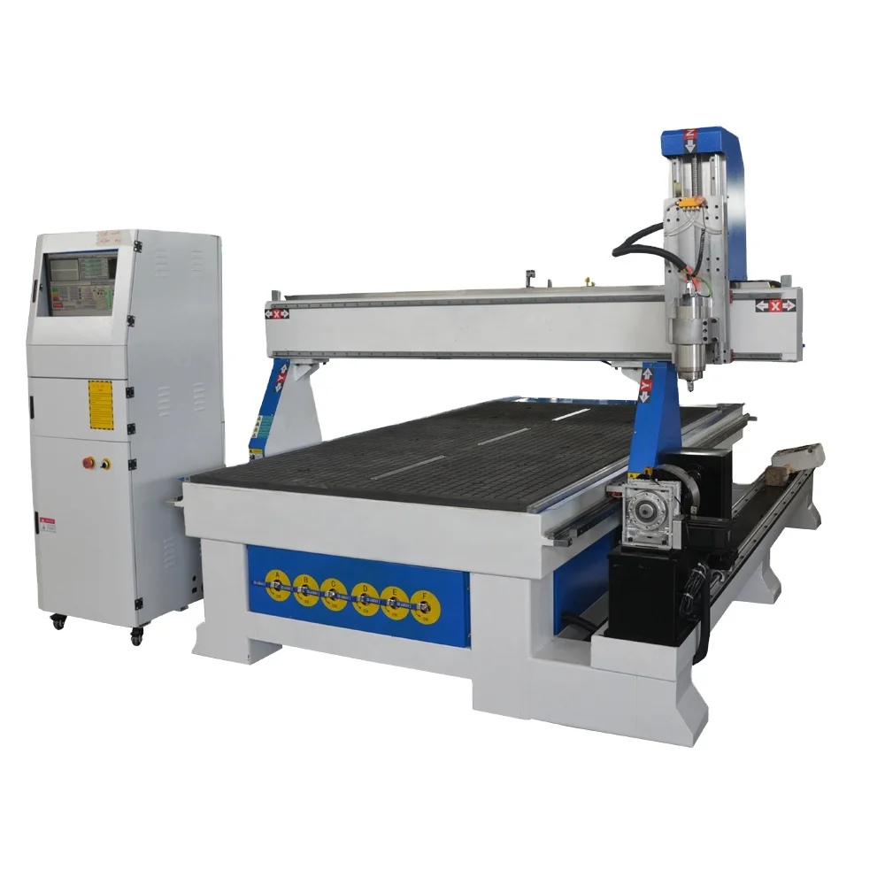 Jinan Artech Machinery Supply 1325 Wood Work Cnc Router Engraving Machine with Rotary