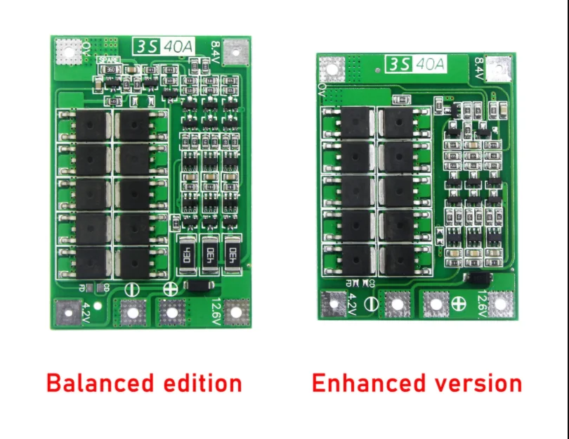 3S 4S 40A Li-ion Lithium Battery 18650 Charger PCB BMS Protection Board with Balance For Drill Motor 14.8V 16.8V Lipo Module
