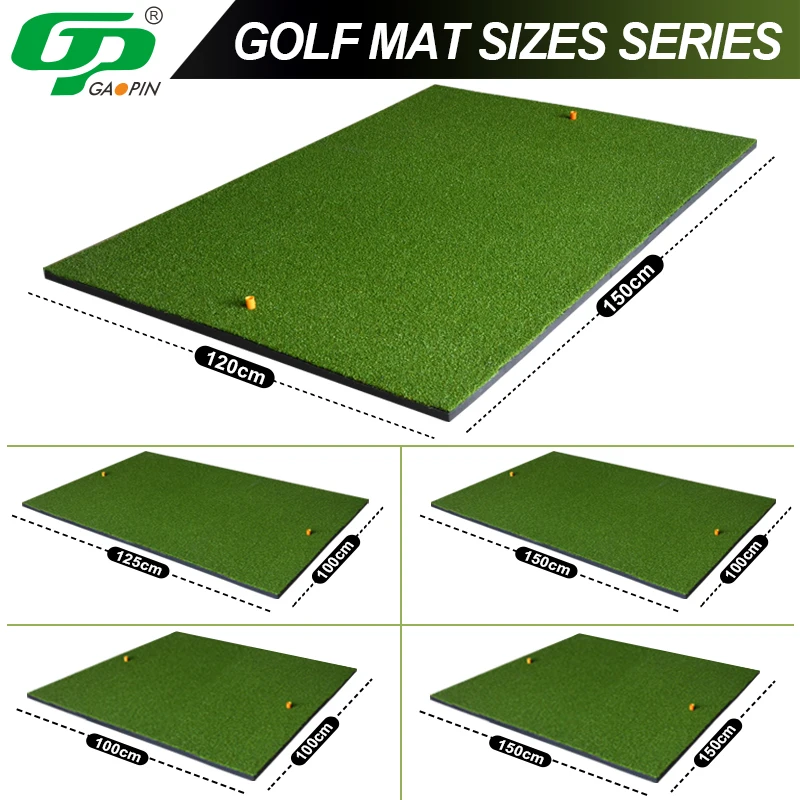 Wholesale Custom Golf Training Mat Premium Artificial Grass Golf Hitting Swing Mat Backyard Golf Practice Hitting Mat