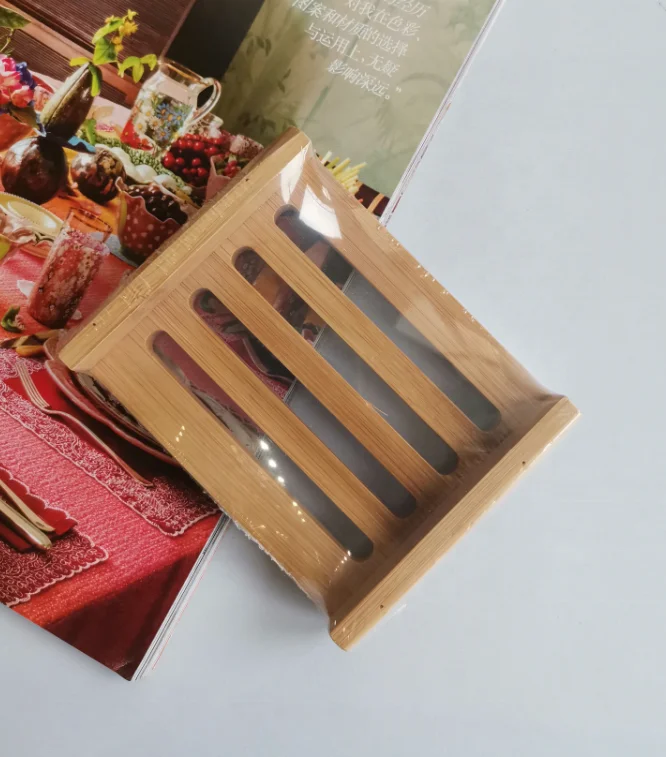 Бамбуковый держатель для мыла внутри и снаружи