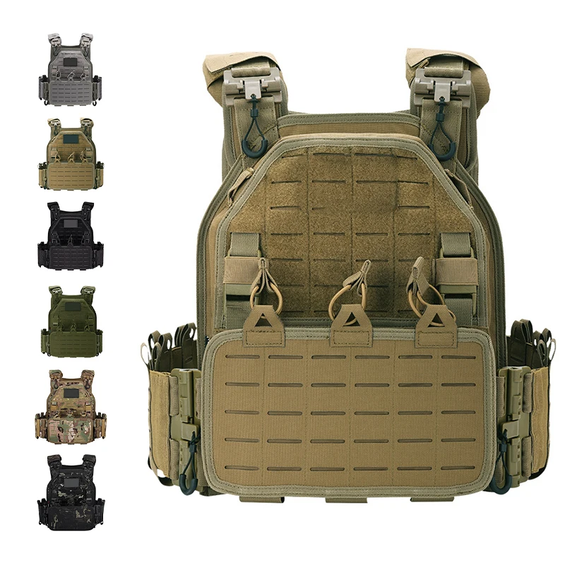 SABADO Hunting Chaleco Tactico Protective Vest Combat Tactical Armor Vest Quick Release Laser Cut Plate Carrier Tactical Vest