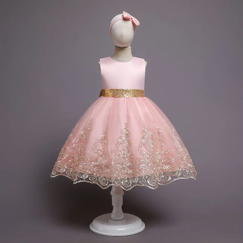 Birthday Dresses Baby 1 2 3 4 5 Years Old Lace Girls Clothing Party Gown Little Girl Dress