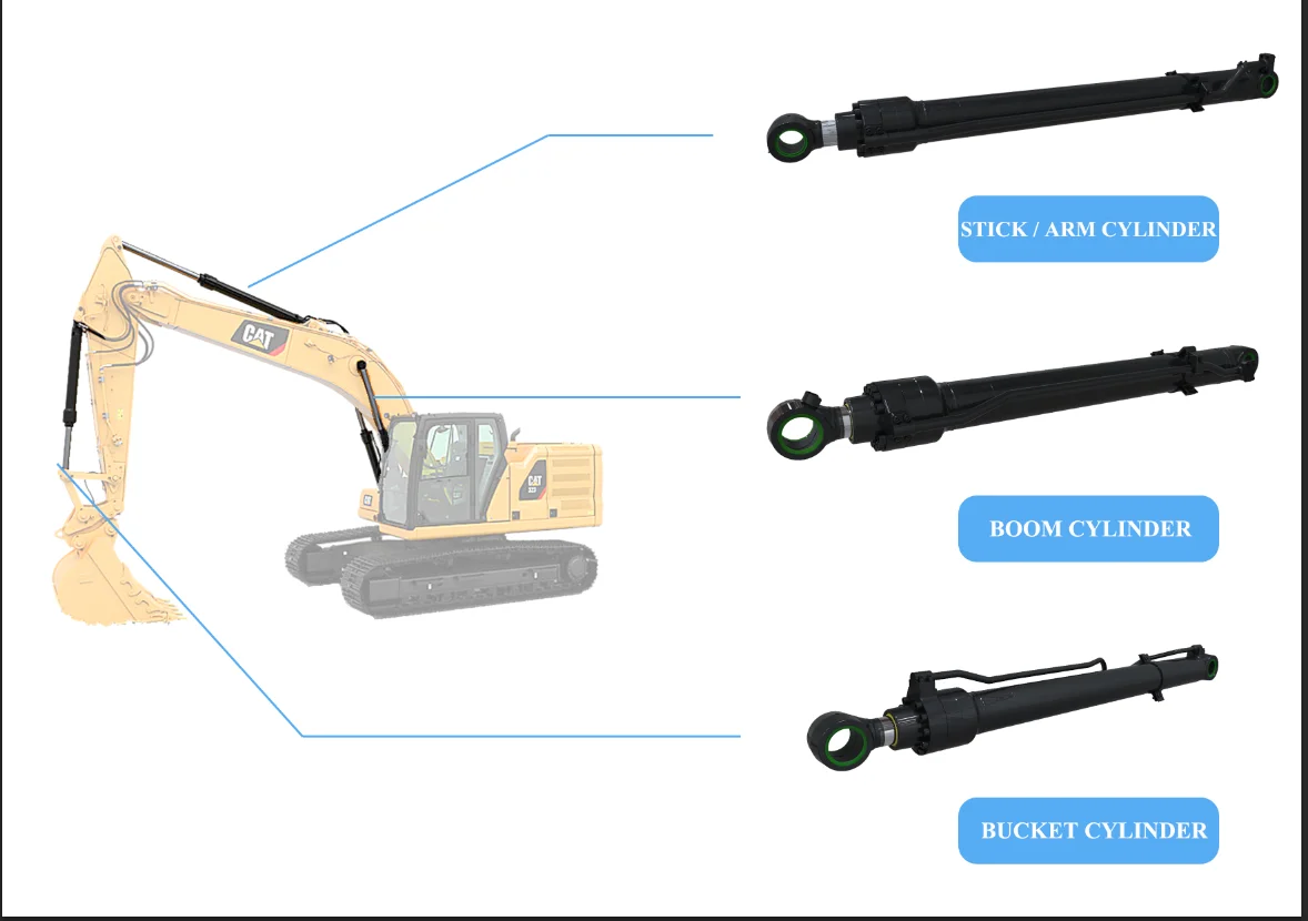 Komatsu Excavator Hydraulic Cylinder