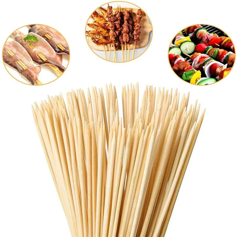 Hot sale promotion ruler diameter 2-7mm 7 inch 9 inch 18 inch 51cm sri lanka wholesale uses tattoo stick round bbq bamboo skewer
