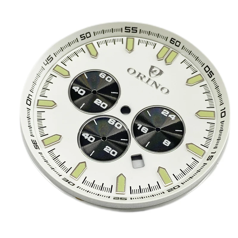 High Precision High Quality Uniqueck Green Luminous Wrist Watch Dial With For Automatic Mechanical Watch