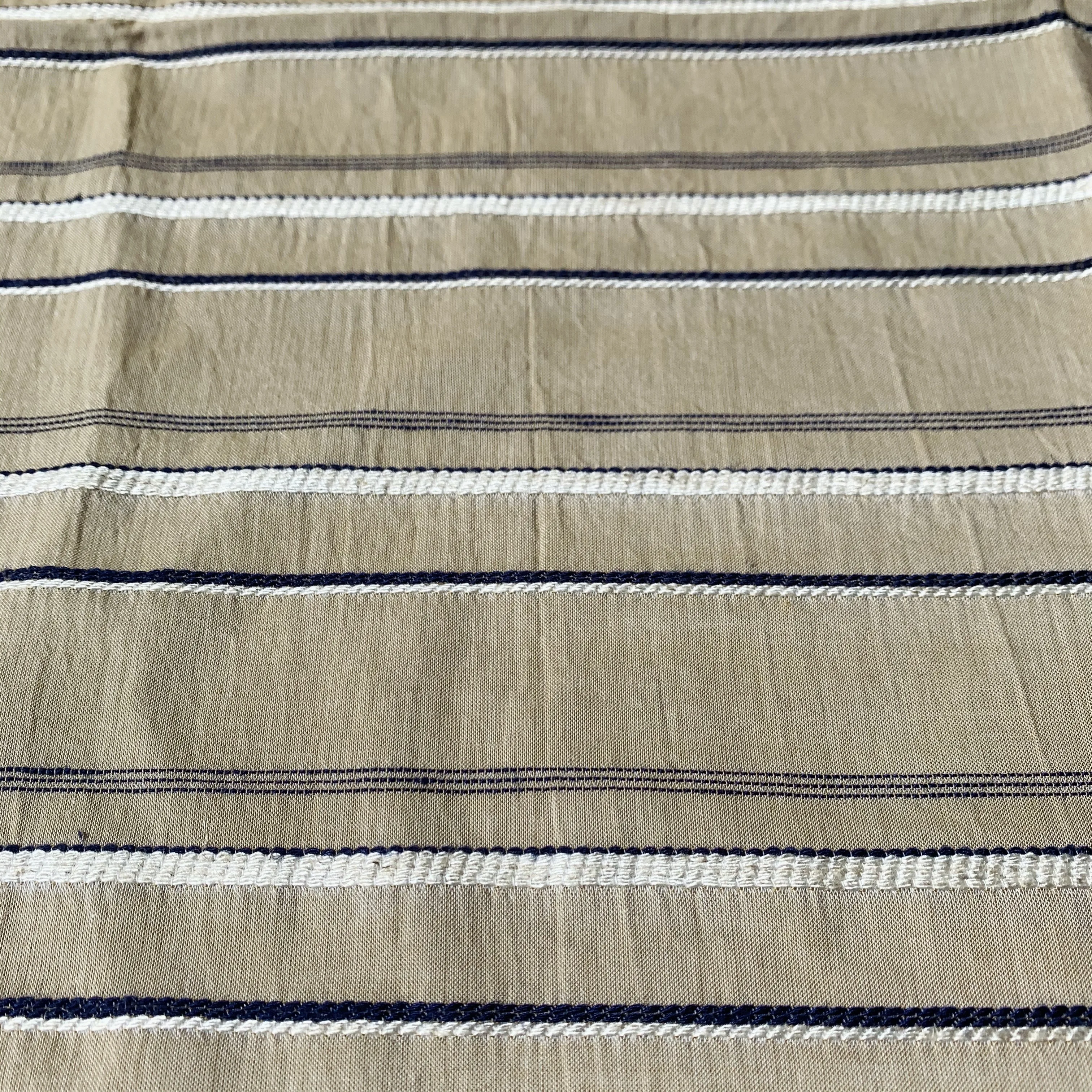 Japanese yarn dyed stripe dobby clothing linen fabric for clothes KYC666-55 D/#1