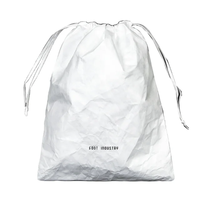 Wholesale low MOQ light weight waterproof durable dupont tyvek shopping drawstring bags